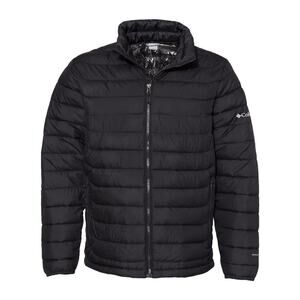 Columbia Powder Lite II Jacket Mens Black Medium New with tags